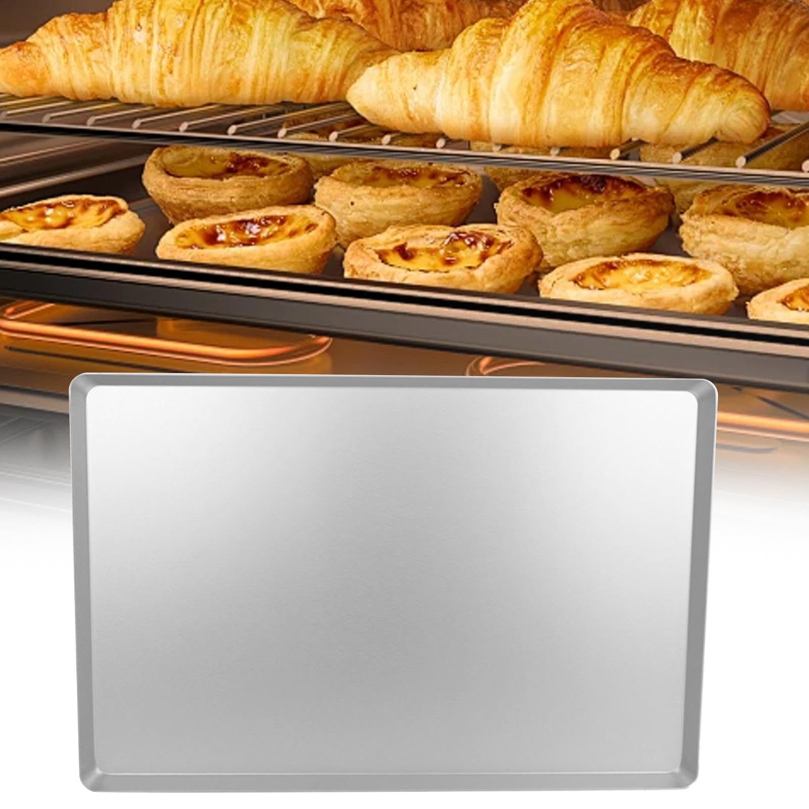 Amazon｜TISHITA クッキーシートパン、オーブンベーキングトレイ、金属